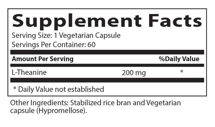 L-Theanine 200 mg - Image 2